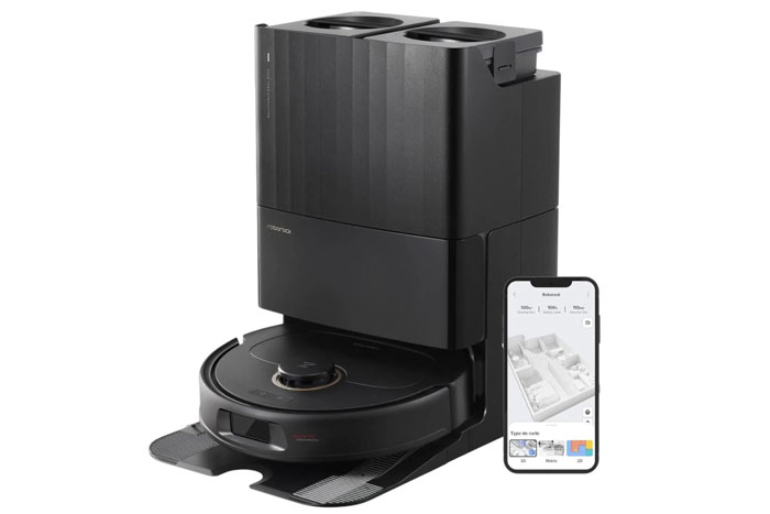 Robot hút bụi lau nhà Roborock Q Revo 5AE màu đen